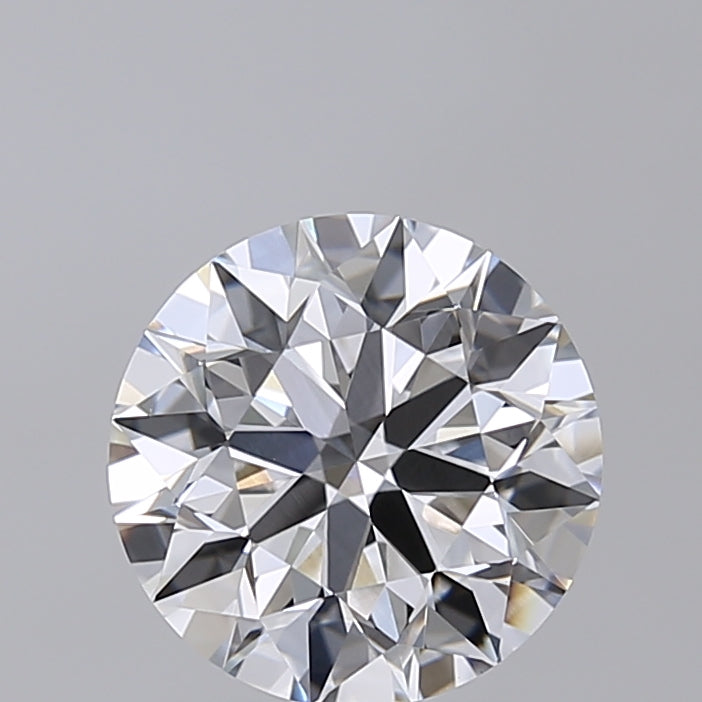 2.00 Carat Round Shaped, Excellent Cut, E Color, VVS2 Clarity, IGI Certified Lab Grown Diamond