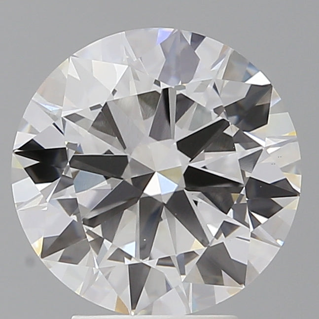 4.04 Carat Round Shaped, Excellent Cut, F Color, VVS2 Clarity, IGI Certified Lab Grown Diamond