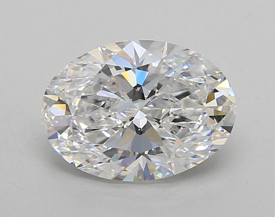 2.01 Carat Oval Shaped, Excellent Cut, D Color, IF Clarity, IGI Certified Lab Grown Diamond