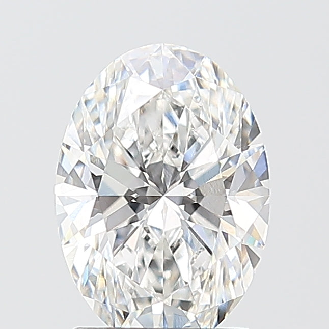 1.55 Carat Oval Shaped, Ideal Cut, E Color, VVS2 Clarity, IGI Certified Lab Grown Diamond