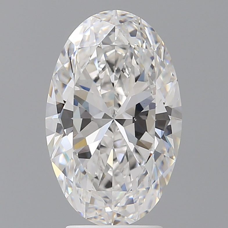 3.56 Carat Oval Shaped, Ideal Cut, E Color, VVS2 Clarity, IGI Certified Lab Grown Diamond