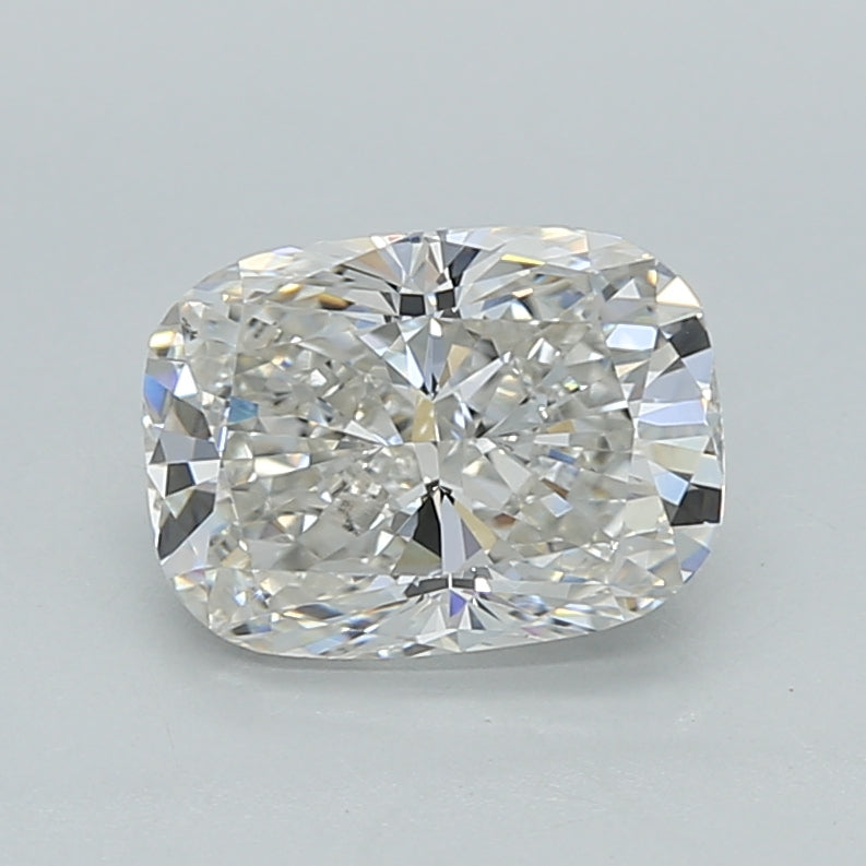 1.55 Carat Cushion Shaped, Ideal Cut, F Color, VVS2 Clarity, IGI Certified Lab Grown Diamond
