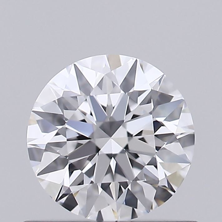 0.53 Carat Round Shaped, Ideal Cut, D Color, VVS2 Clarity, IGI Certified Lab Grown Diamond