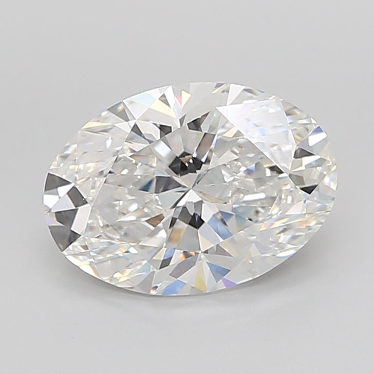 5.02 Carat Oval Shaped, Ideal Cut, E Color, VVS2 Clarity, IGI Certified Lab Grown Diamond