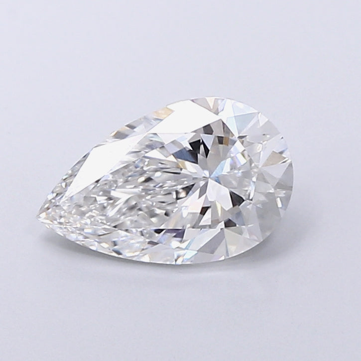 2.14 Carat Pear Shaped, Very Good Cut, D Color, VVS2 Clarity, IGI Certified Lab Grown Diamond