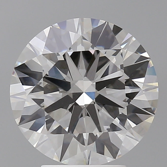 4.09 Carat Round Shaped, Ideal Cut, F Color, VS1 Clarity, IGI Certified Lab Grown Diamond