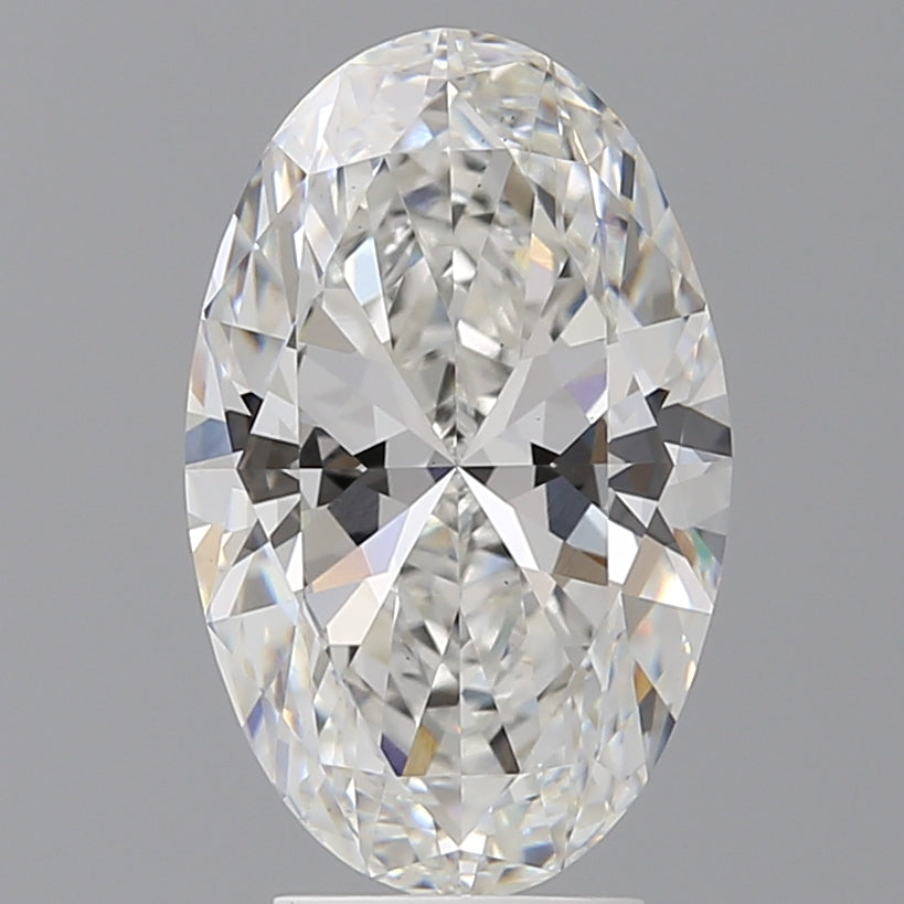 4.10 Carat Oval Shaped, Ideal Cut, F Color, VS1 Clarity, IGI Certified Lab Grown Diamond