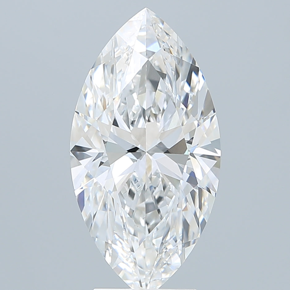 4.50 Carat Marquise Shaped, Ideal Cut, E Color, VVS2 Clarity, IGI Certified Lab Grown Diamond