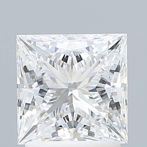 2.11 Carat Princess Shaped, Ideal Cut, E Color, VS1 Clarity, IGI Certified Lab Grown Diamond