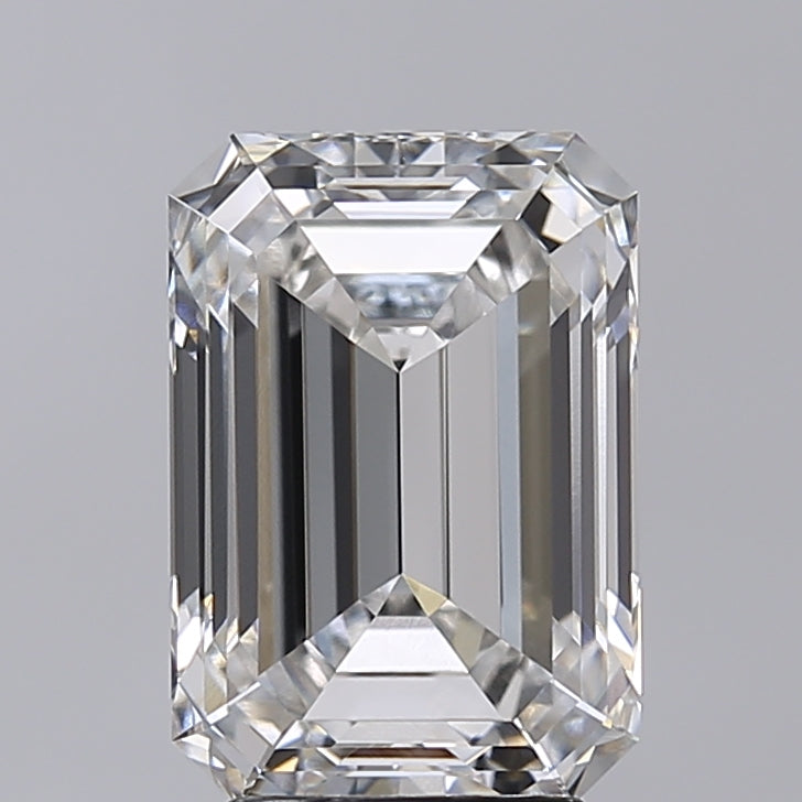 4.02 Carat Emerald Shaped, Very Good Cut, G Color, VVS2 Clarity, IGI Certified Lab Grown Diamond