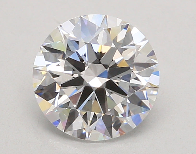 2.03 Carat Round Shaped, Ideal Cut, D Color, VVS2 Clarity, IGI Certified Lab Grown Diamond