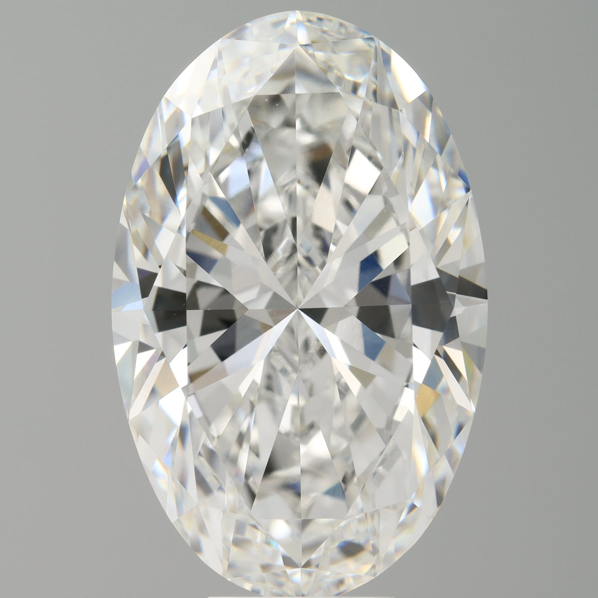 10.08 Carat Oval Shaped, Ideal Cut, F Color, VVS2 Clarity, IGI Certified Lab Grown Diamond