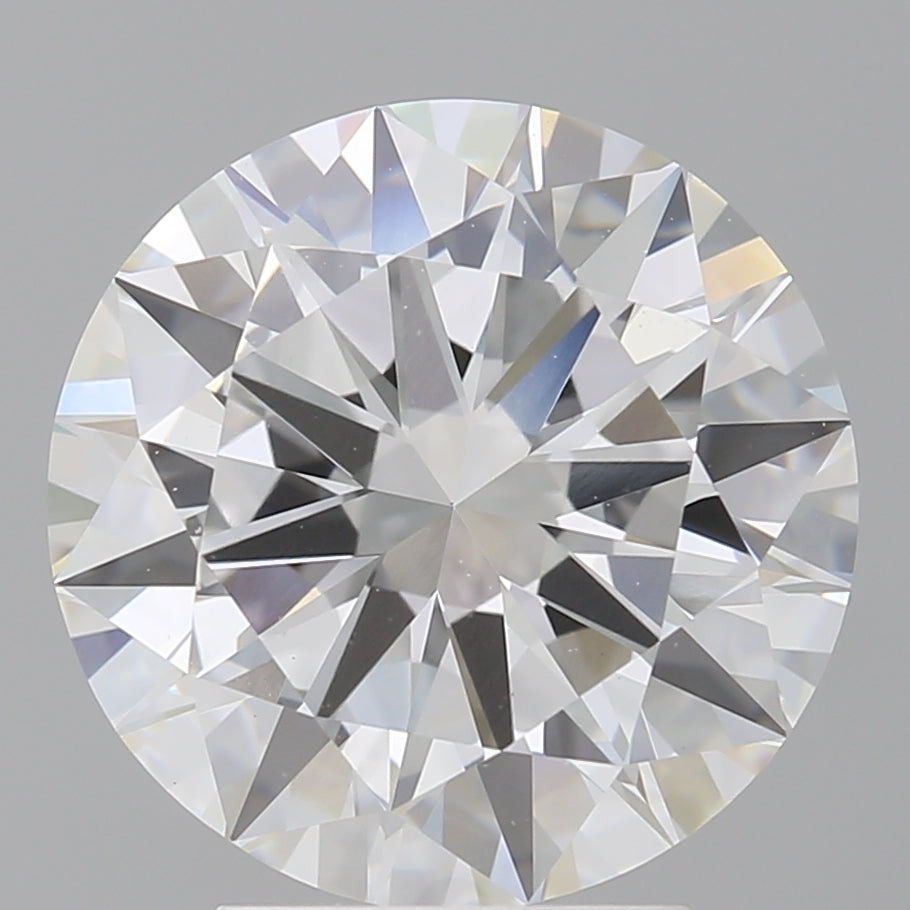 4.04 Carat Round Shaped, Excellent Cut, F Color, VS1 Clarity, IGI Certified Lab Grown Diamond