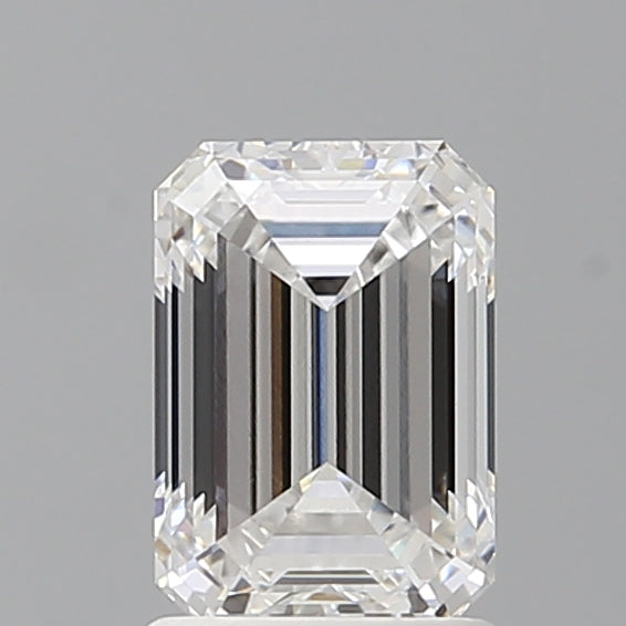 1.59 Carat Emerald Shaped, Ideal Cut, D Color, VVS2 Clarity, IGI Certified Lab Grown Diamond