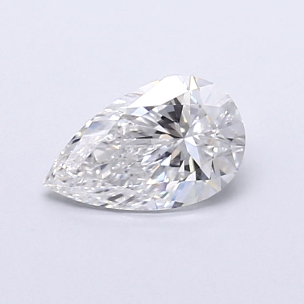 0.86 Carat Pear Shaped, Very Good Cut, D Color, VS1 Clarity, IGI Certified Lab Grown Diamond