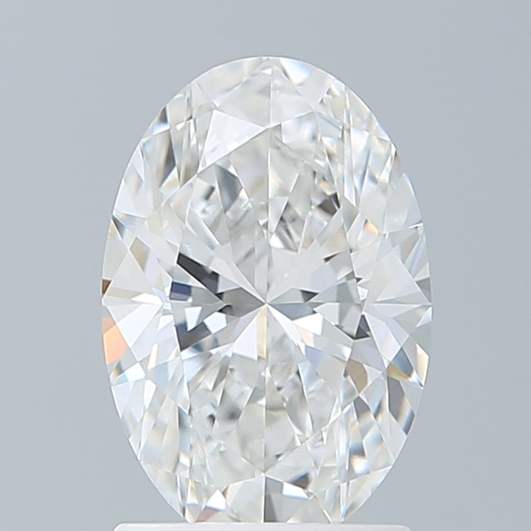 1.70 Carat Oval Shaped, Excellent Cut, F Color, VVS1 Clarity, IGI Certified Lab Grown Diamond