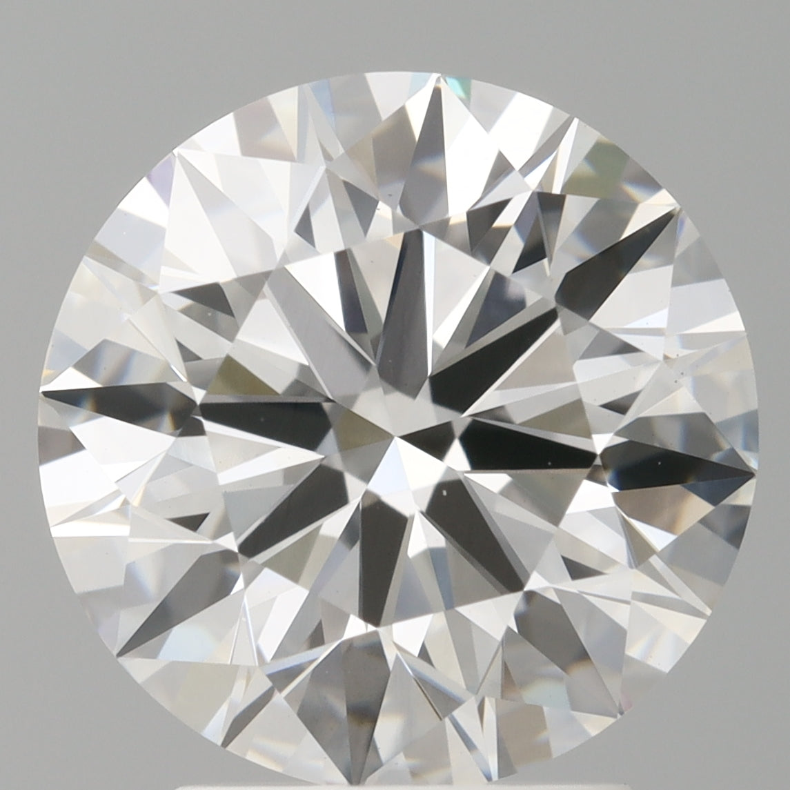 3.09 Carat Round Shaped, Ideal Cut, F Color, VVS2 Clarity, IGI Certified Lab Grown Diamond
