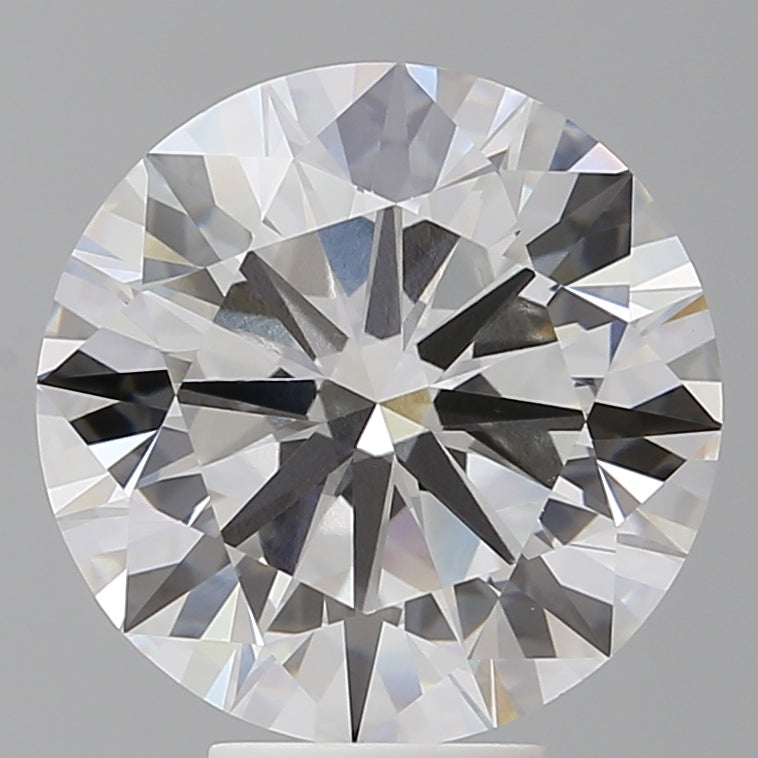 6.55 Carat Round Shaped, Ideal Cut, F Color, VVS2 Clarity, IGI Certified Lab Grown Diamond