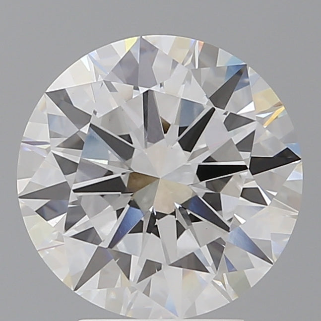 4.04 Carat Round Shaped, Excellent Cut, E Color, VVS2 Clarity, IGI Certified Lab Grown Diamond