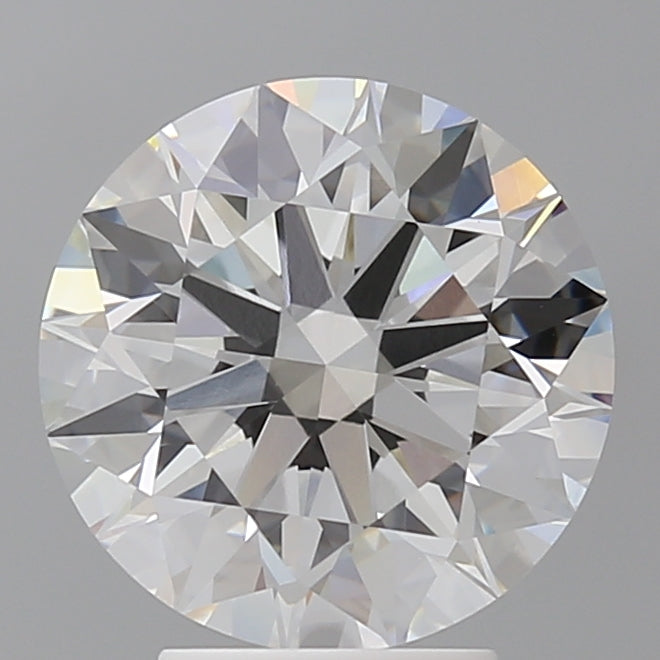 4.04 Carat Round Shaped, Ideal Cut, E Color, VVS2 Clarity, IGI Certified Lab Grown Diamond