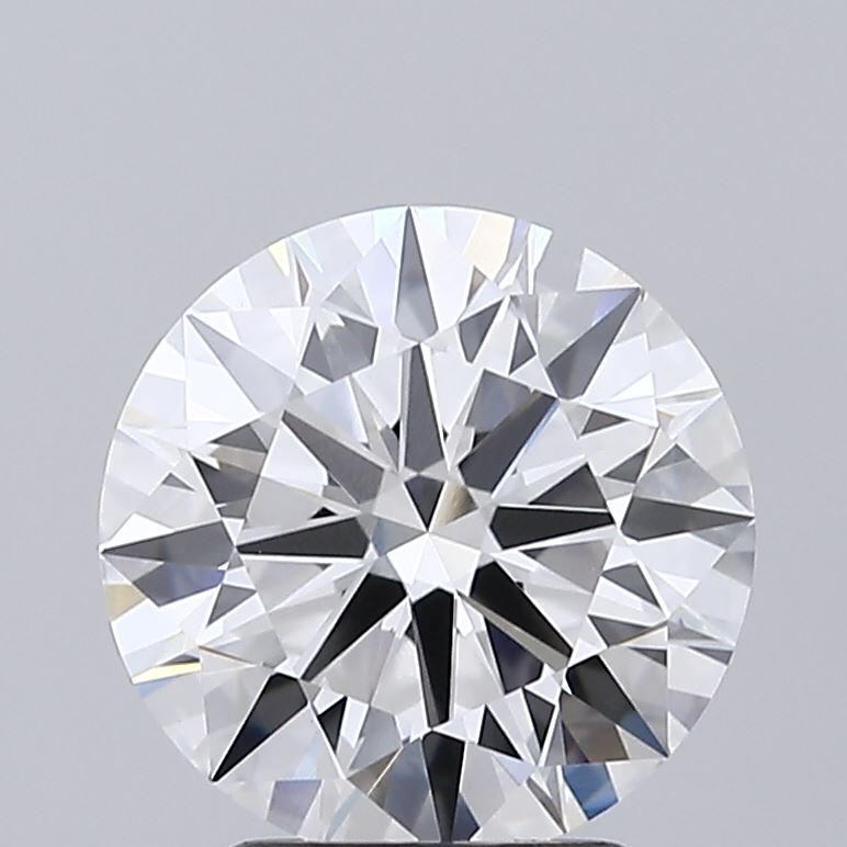 3.05 Carat Round Shaped, Ideal Cut, E Color, VVS2 Clarity, IGI Certified Lab Grown Diamond