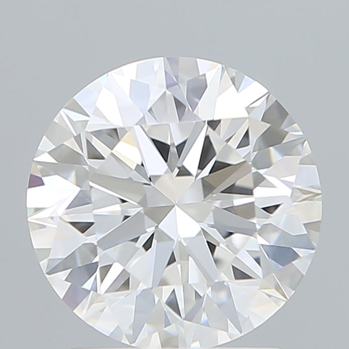 2.09 Carat Round Shaped, Ideal Cut, D Color, VVS2 Clarity, IGI Certified Lab Grown Diamond
