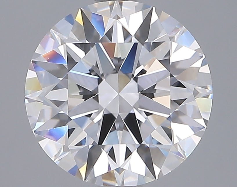 3.04 Carat Round Shaped, Ideal Cut, E Color, VVS2 Clarity, IGI Certified Lab Grown Diamond