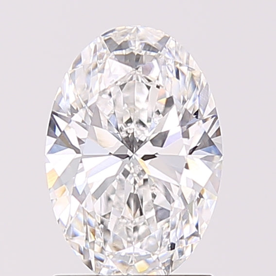 1.59 Carat Oval Shaped, Ideal Cut, D Color, VVS2 Clarity, IGI Certified Lab Grown Diamond