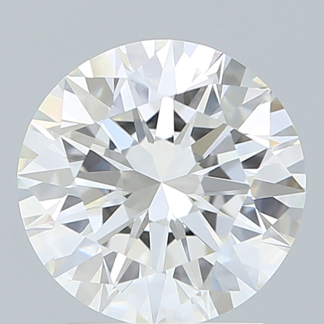 2.21 Carat Round Shaped, Excellent Cut, F Color, VVS2 Clarity, IGI Certified Lab Grown Diamond