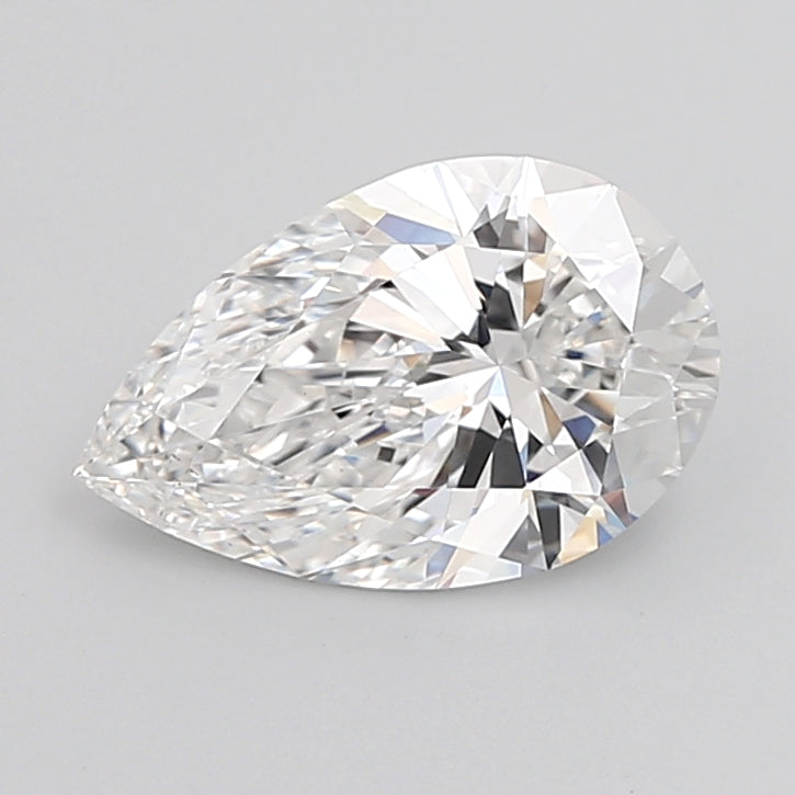 3.10 Carat Pear Shaped, Ideal Cut, E Color, VVS2 Clarity, IGI Certified Lab Grown Diamond