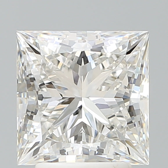 3.41 Carat Princess Shaped, Ideal Cut, G Color, VVS2 Clarity, IGI Certified Lab Grown Diamond