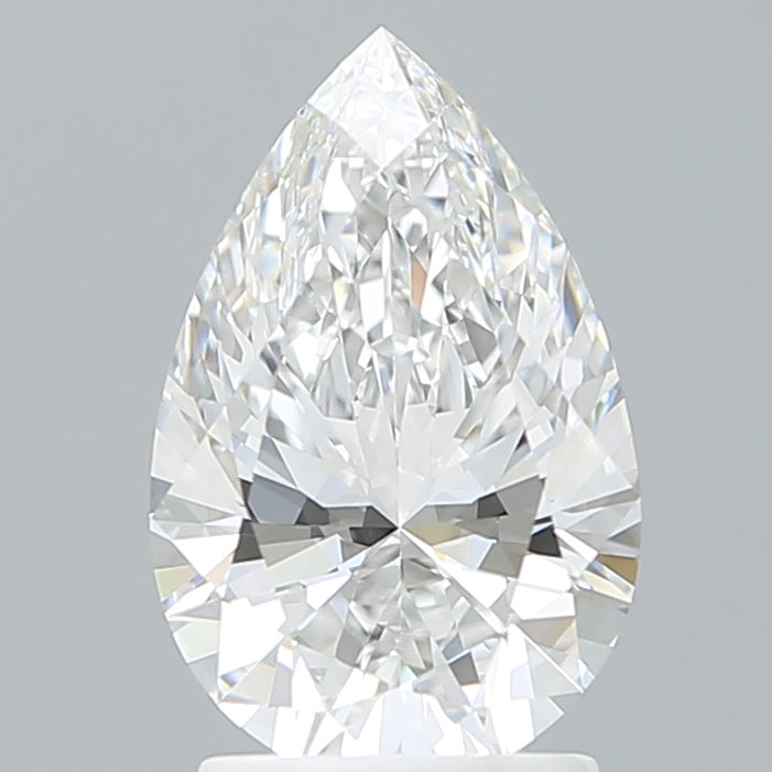 2.09 Carat Pear Shaped, Ideal Cut, D Color, VVS2 Clarity, IGI Certified Lab Grown Diamond