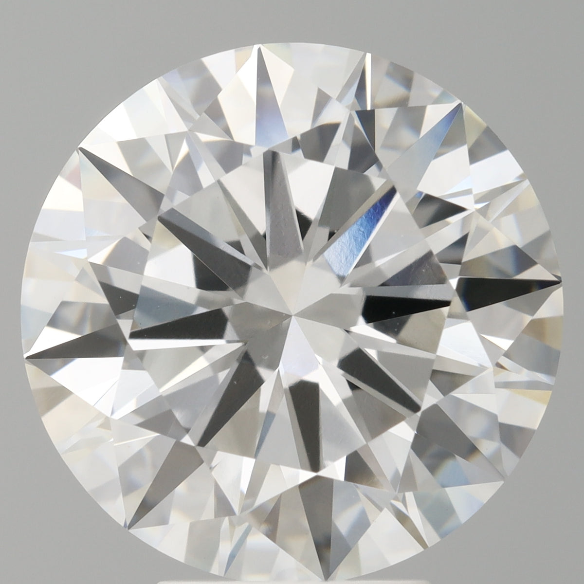 6.05 Carat Round Shaped, Ideal Cut, E Color, VVS2 Clarity, IGI Certified Lab Grown Diamond