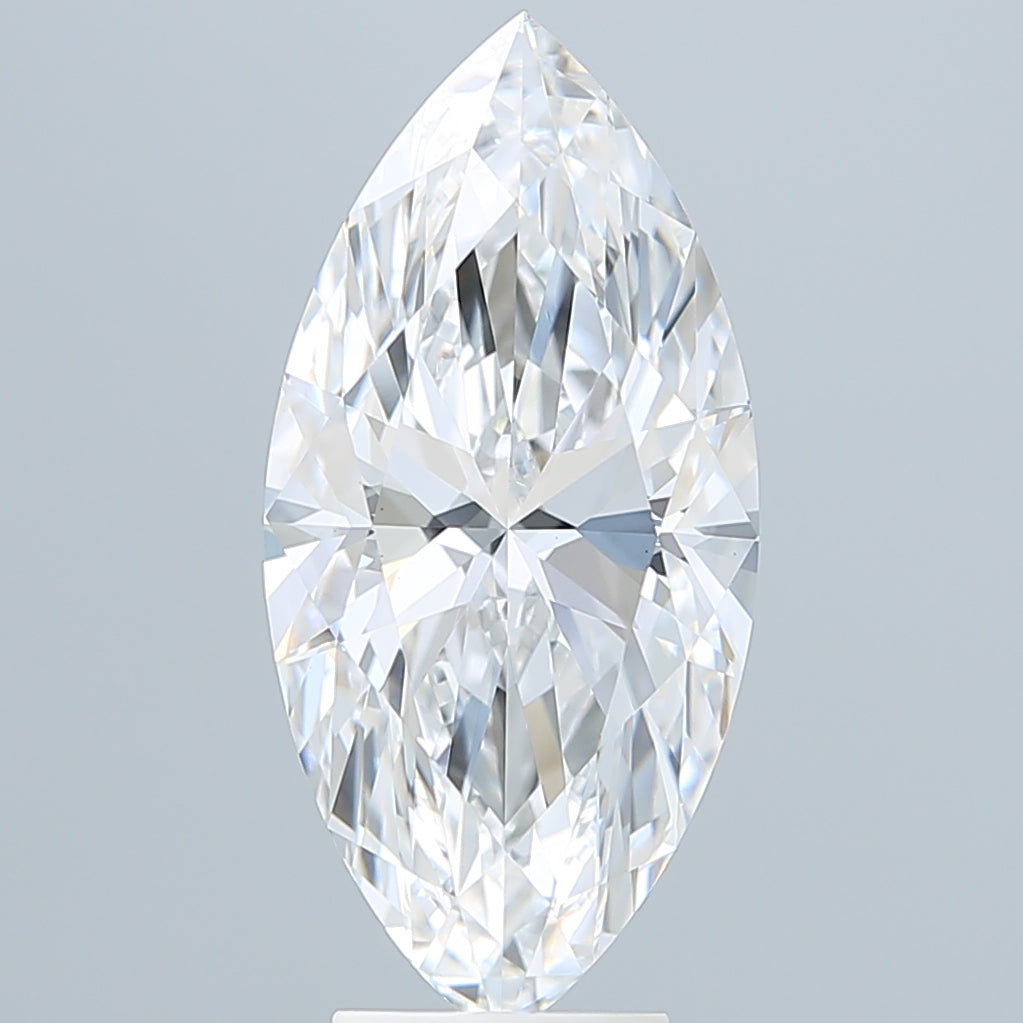 5.09 Carat Marquise Shaped, Ideal Cut, E Color, VS1 Clarity, IGI Certified Lab Grown Diamond