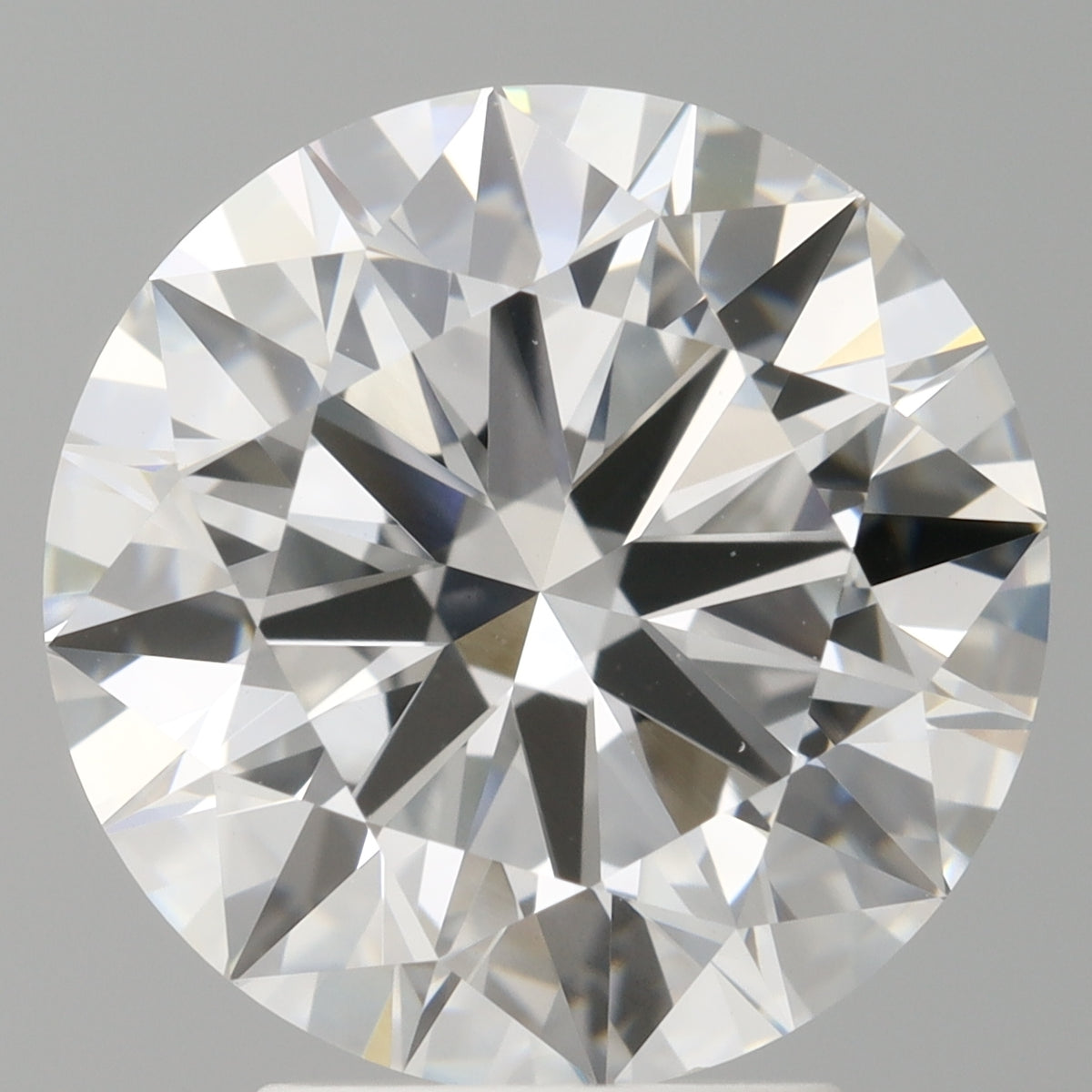 4.07 Carat Round Shaped, Ideal Cut, E Color, VVS2 Clarity, IGI Certified Lab Grown Diamond