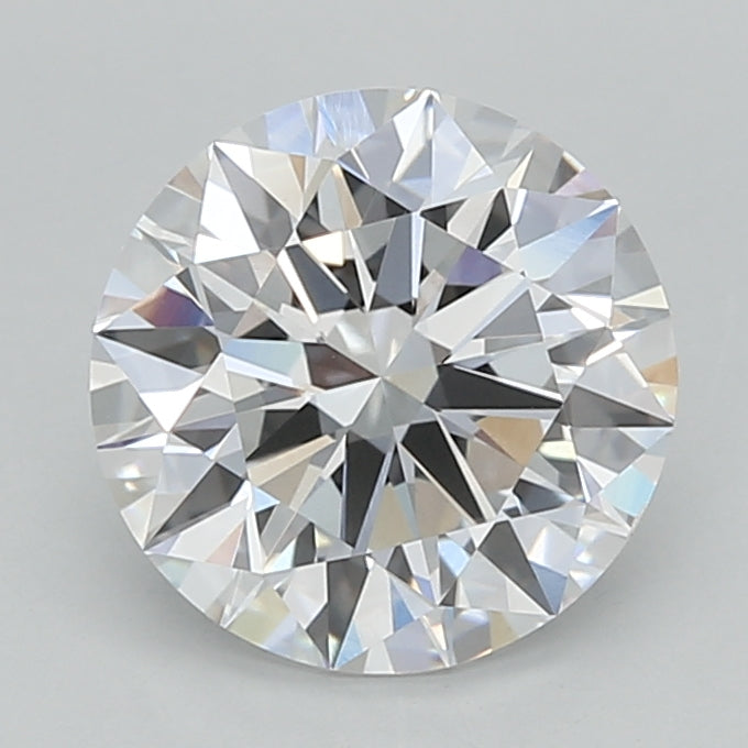 2.02 Carat Round Shaped, Ideal Cut, E Color, VVS2 Clarity, IGI Certified Lab Grown Diamond