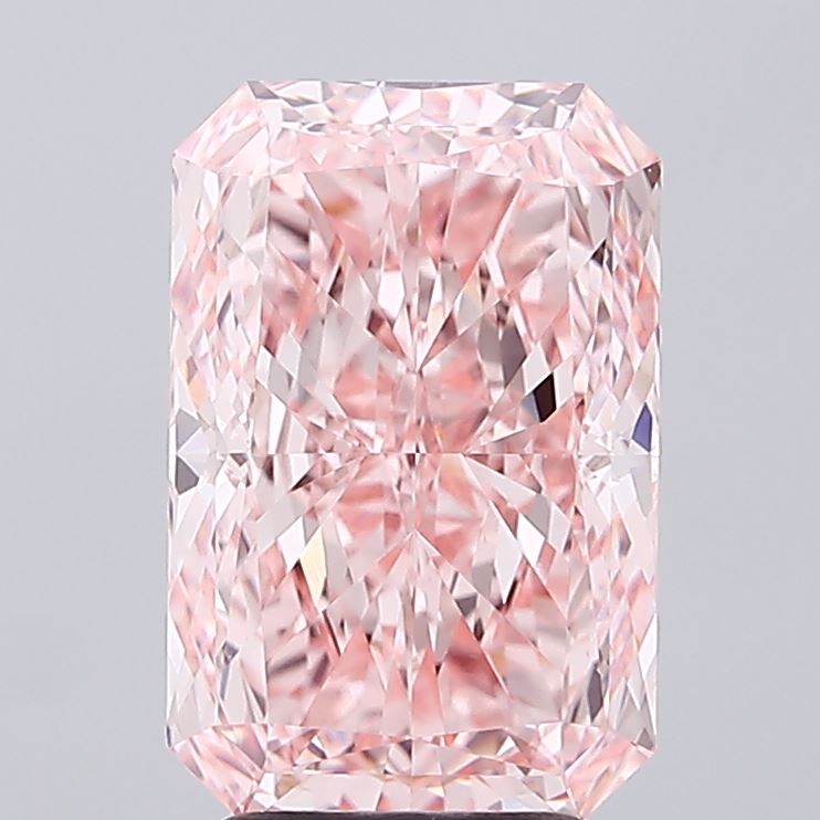 3.80 Carat Radiant Shaped, Excellent Cut, VVS2 Clarity, IGI Certified Lab Grown Diamond