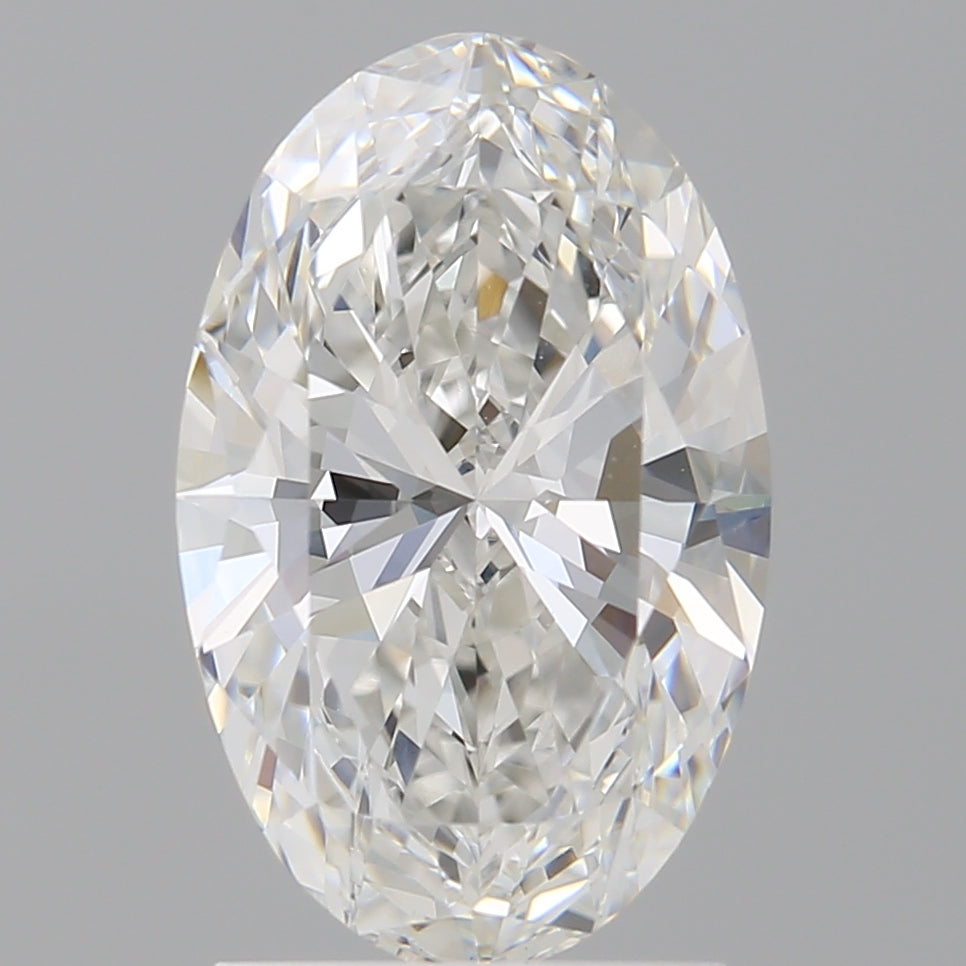 2.01 Carat Oval Shaped, Ideal Cut, E Color, VVS2 Clarity, IGI Certified Lab Grown Diamond