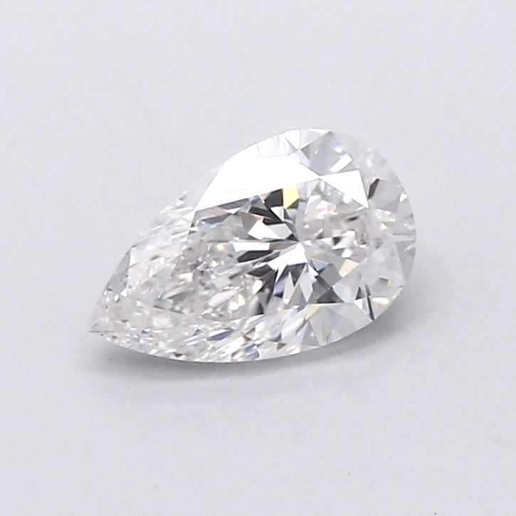 0.89 Carat Pear Shaped, Very Good Cut, E Color, VVS2 Clarity, IGI Certified Lab Grown Diamond