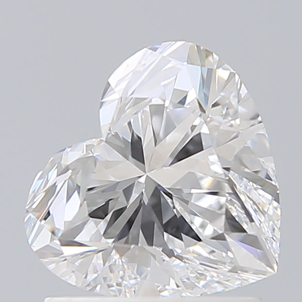1.50 Carat Heart Shaped, Excellent Cut, D Color, VS1 Clarity, IGI Certified Lab Grown Diamond