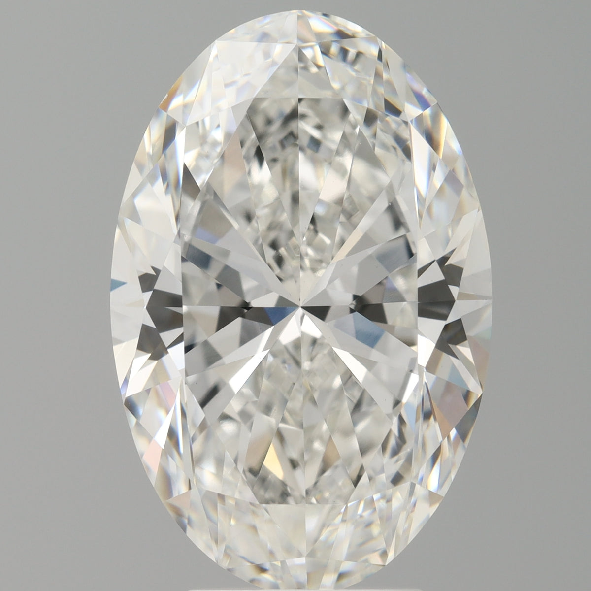 5.53 Carat Oval Shaped, Ideal Cut, F Color, VVS2 Clarity, IGI Certified Lab Grown Diamond