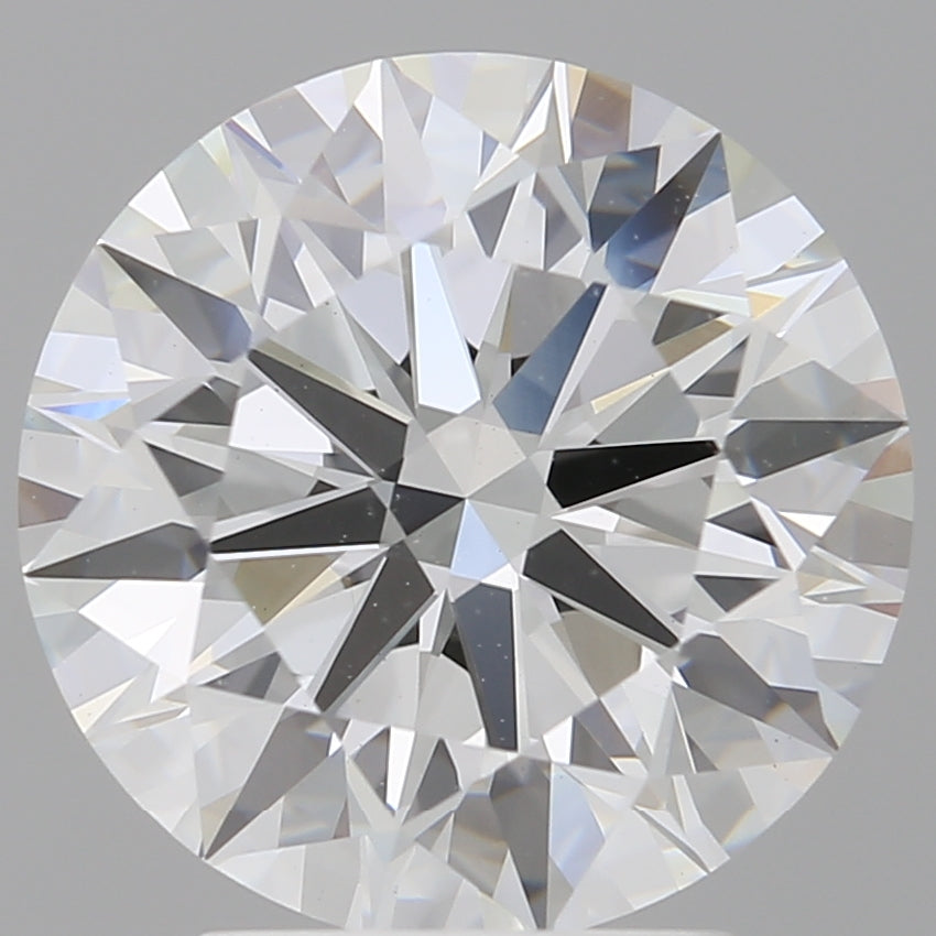 3.60 Carat Round Shaped, Ideal Cut, E Color, VVS2 Clarity, IGI Certified Lab Grown Diamond