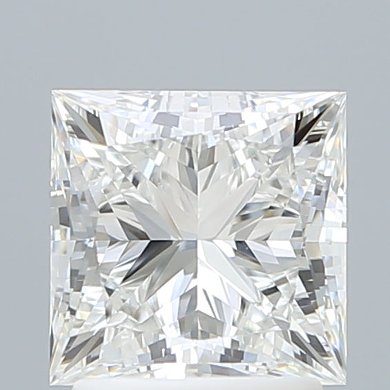 2.12 Carat Princess Shaped, Ideal Cut, E Color, VVS1 Clarity, IGI Certified Lab Grown Diamond