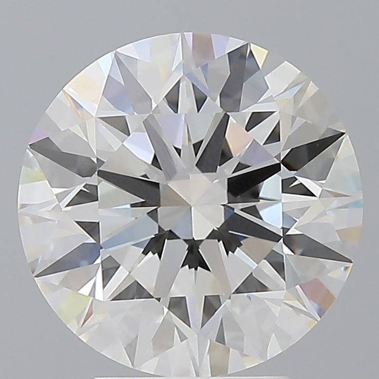 4.10 Carat Round Shaped, Ideal Cut, E Color, VVS2 Clarity, IGI Certified Lab Grown Diamond