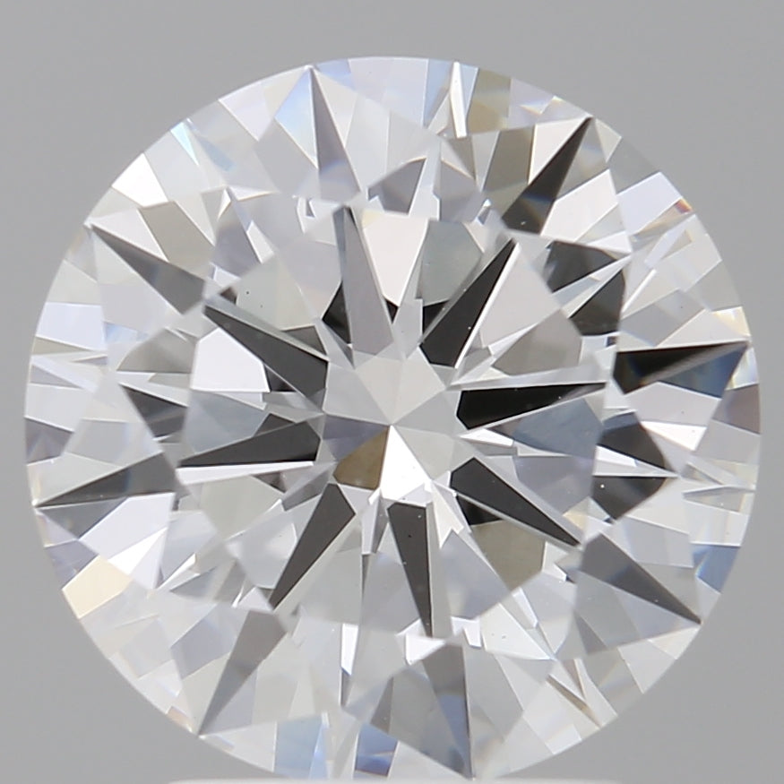 3.02 Carat Round Shaped, Ideal Cut, E Color, VVS2 Clarity, IGI Certified Lab Grown Diamond
