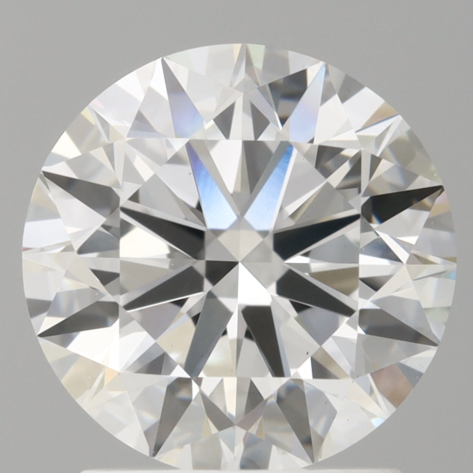 1.98 Carat Round Shaped, Excellent Cut, E Color, VS1 Clarity, IGI Certified Lab Grown Diamond