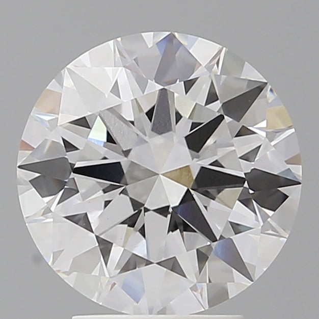 3.60 Carat Round Shaped, Excellent Cut, E Color, VVS2 Clarity, IGI Certified Lab Grown Diamond