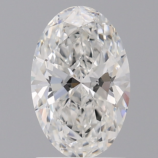 1.60 Carat Oval Shaped, Ideal Cut, E Color, VVS2 Clarity, IGI Certified Lab Grown Diamond