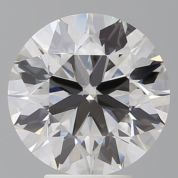 5.03 Carat Round Shaped, Ideal Cut, F Color, VVS2 Clarity, IGI Certified Lab Grown Diamond