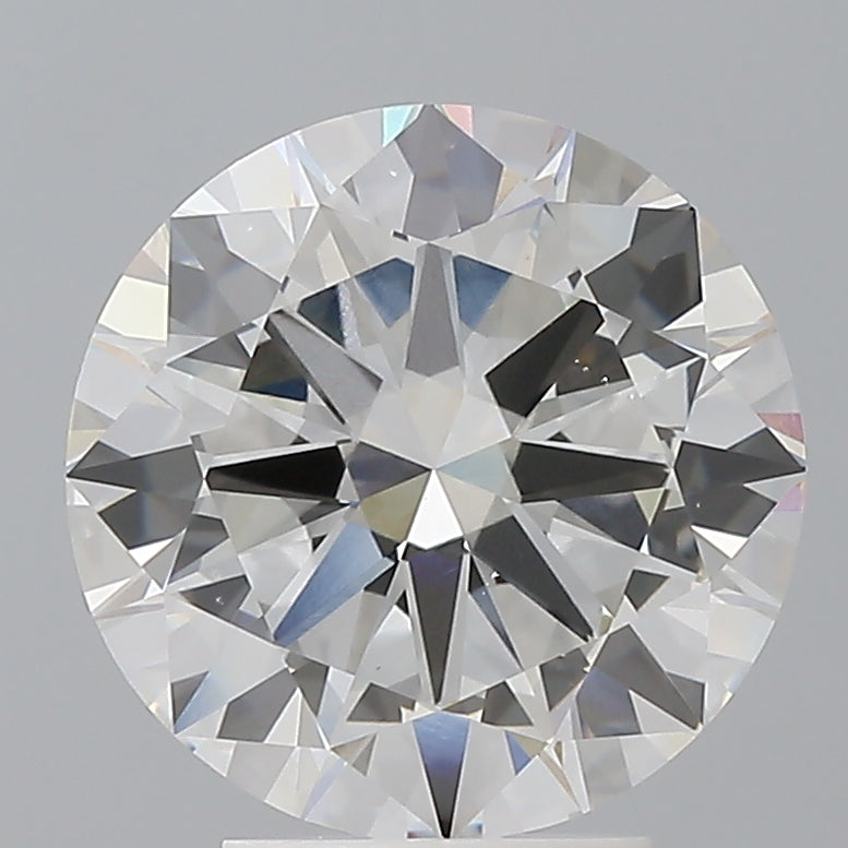 4.01 Carat Round Shaped, Excellent Cut, F Color, VS1 Clarity, IGI Certified Lab Grown Diamond